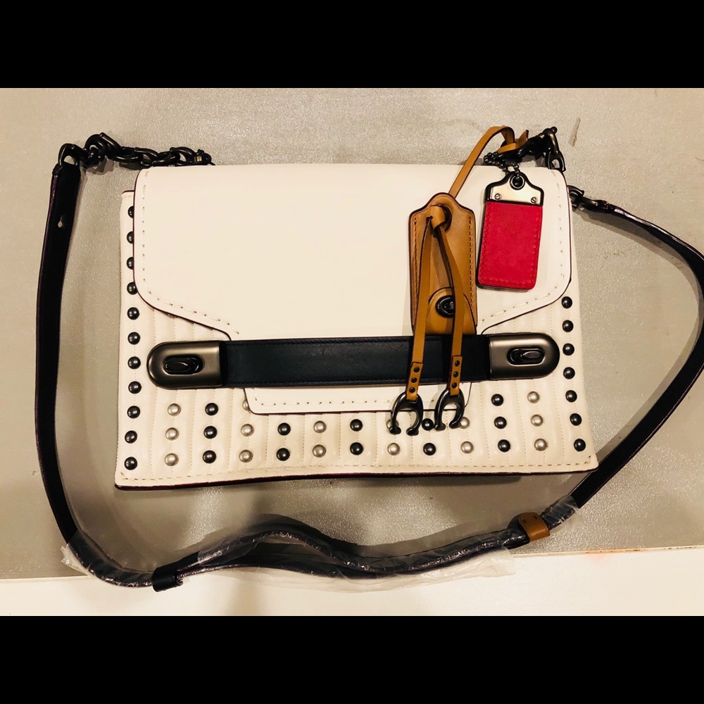 Coach swagger quilted crossbody